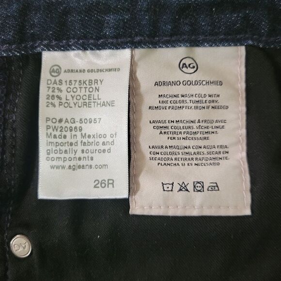 AG Adriano Goldschmied Ex-Boyfriend Slouchy Slim Blue Denim Jeans - Picture 15 of 16